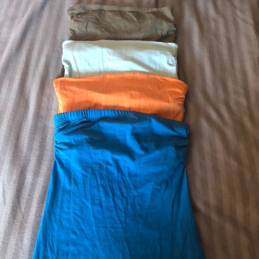 Lot of 4 tube tops